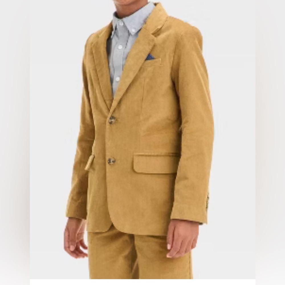 Target Cat & Jack Brown Corduroy full suit with jacket and pants size 16